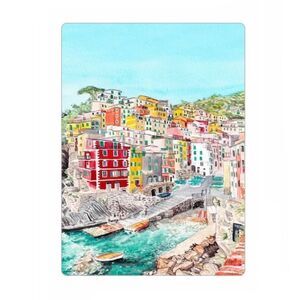 Cinque Terre Italy Art Souvenir Magnet